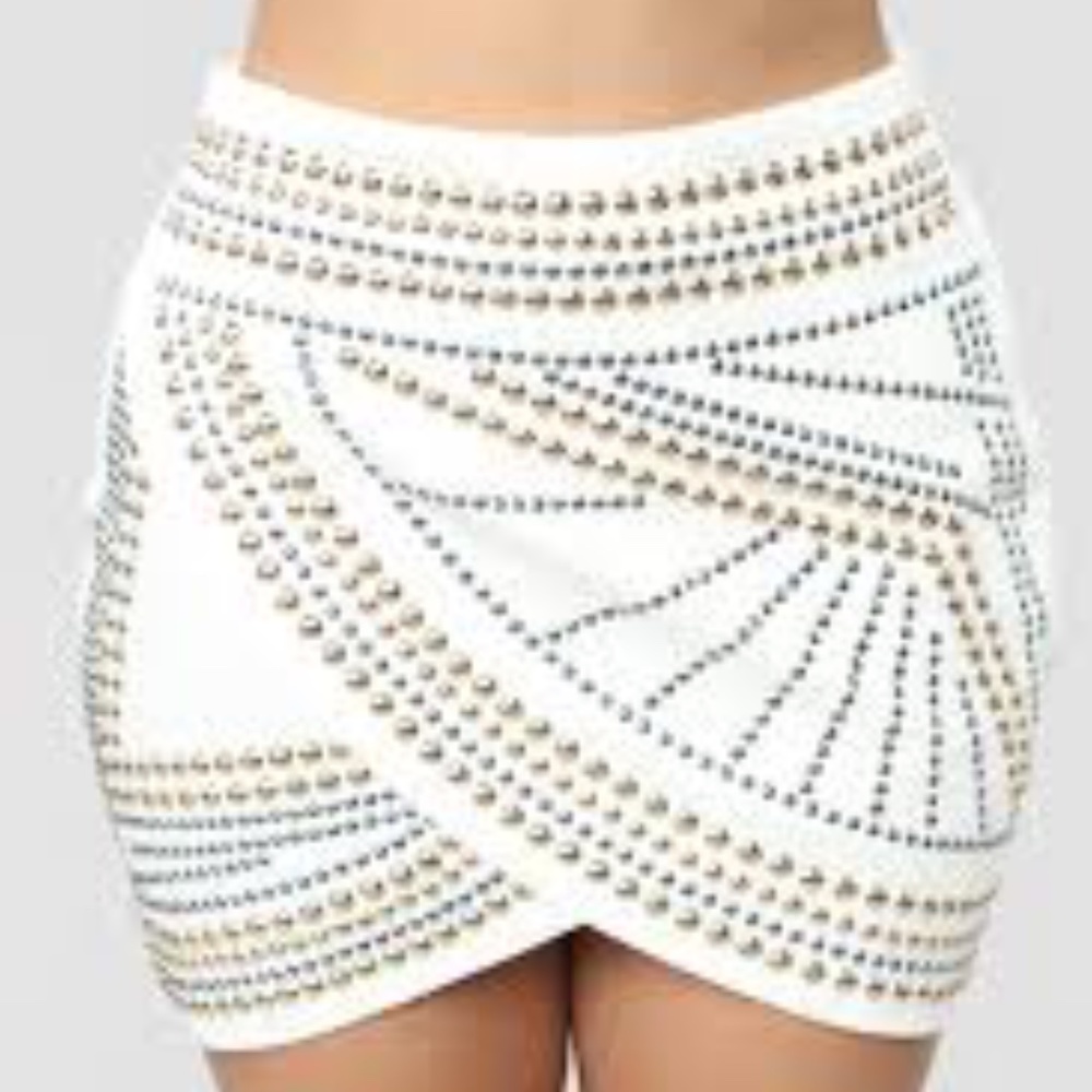 Studded Princess Mini Skirt
